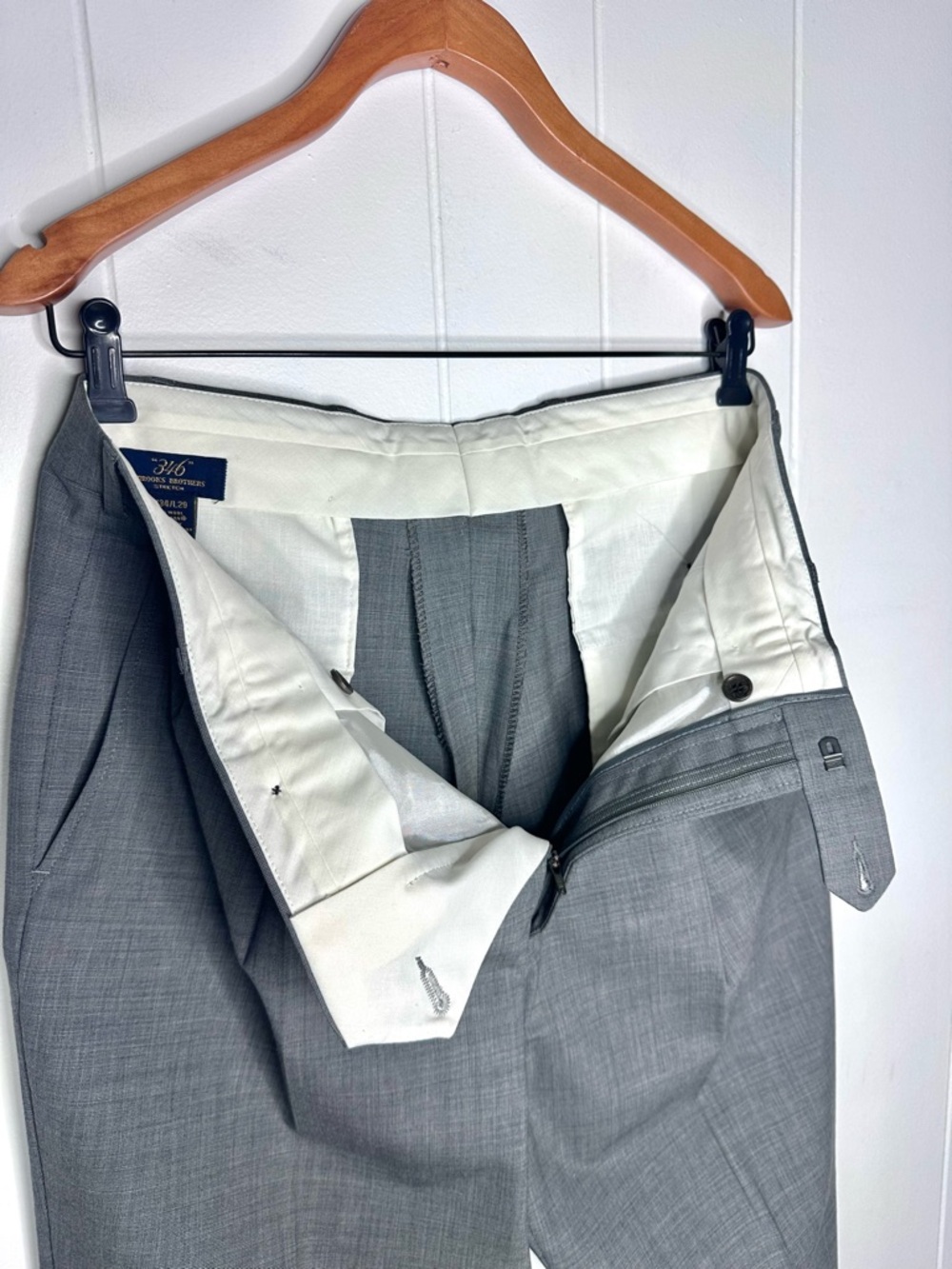 Brooks Brooks Stretch Grey SUIT - Picture 12 of 12